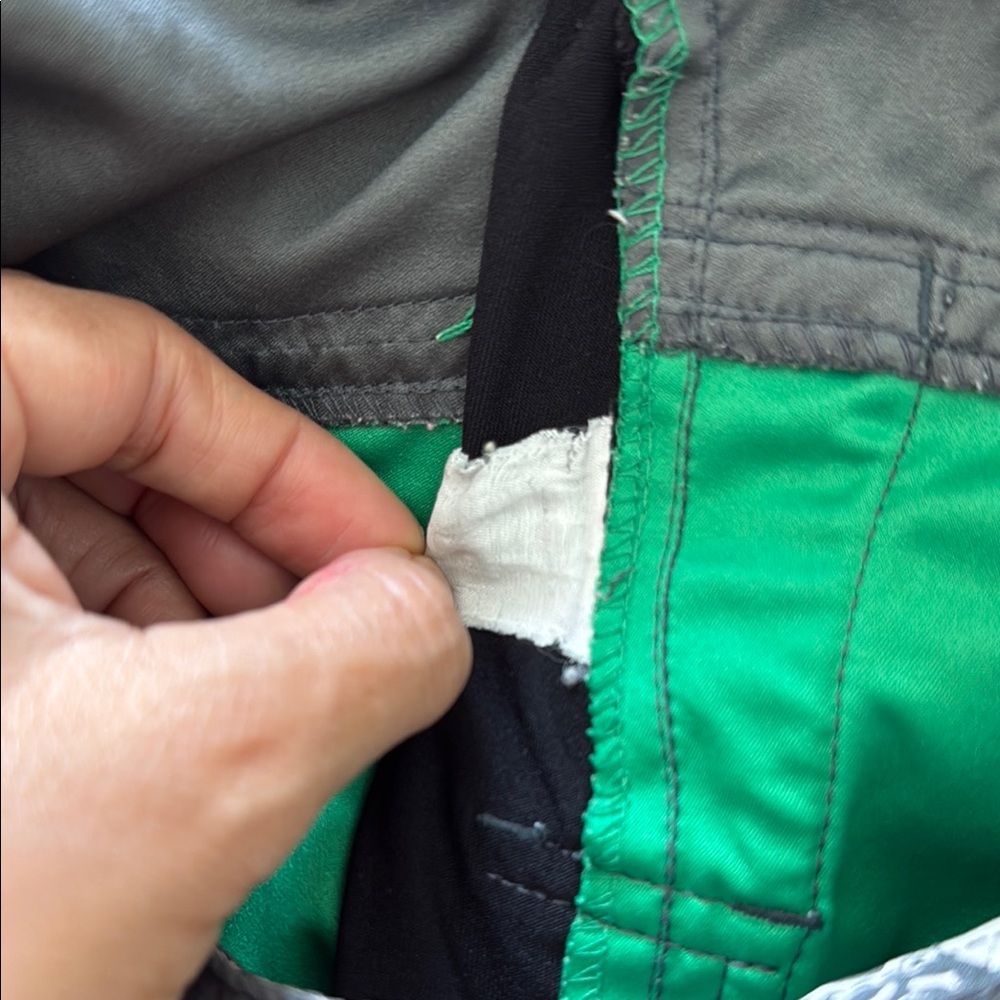 Dynamic Green and Gray Board Shorts for Swim - Picture 7 of 10